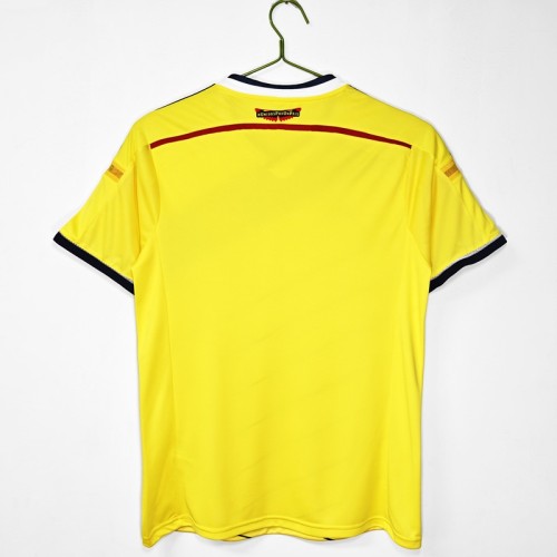 Retro 2014 Colombia home football Jersey