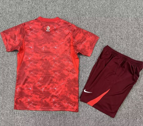26/27 Poland Away kids kit