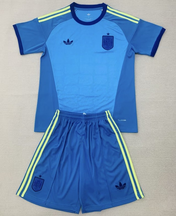 26/27 Spain goalkeeper Adult Set blue