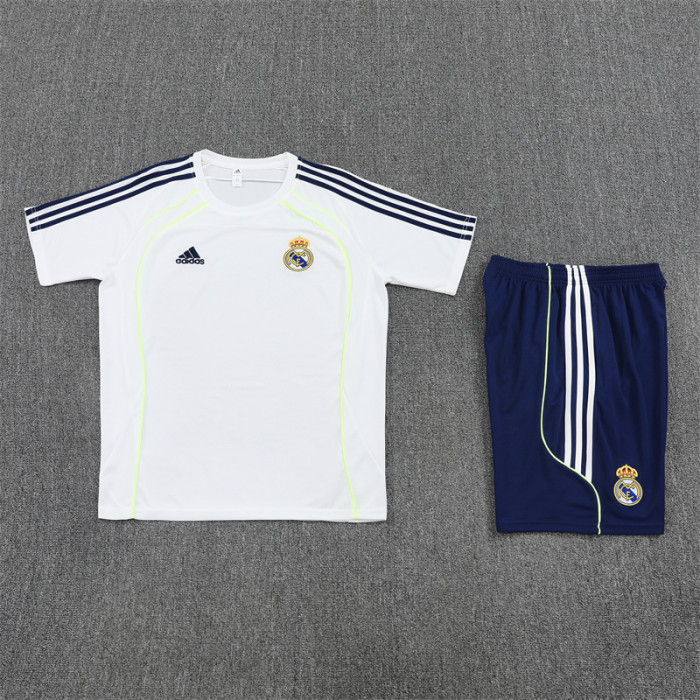 25/26 Real Madrid kids Short sleeve training suit white