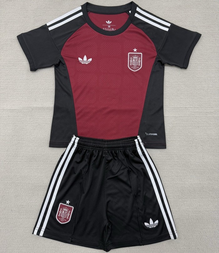 26/27 Spain goalkeeper Adult Set red black