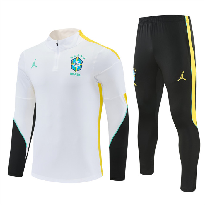 26/27 Brazil Jordan Kids training suit white