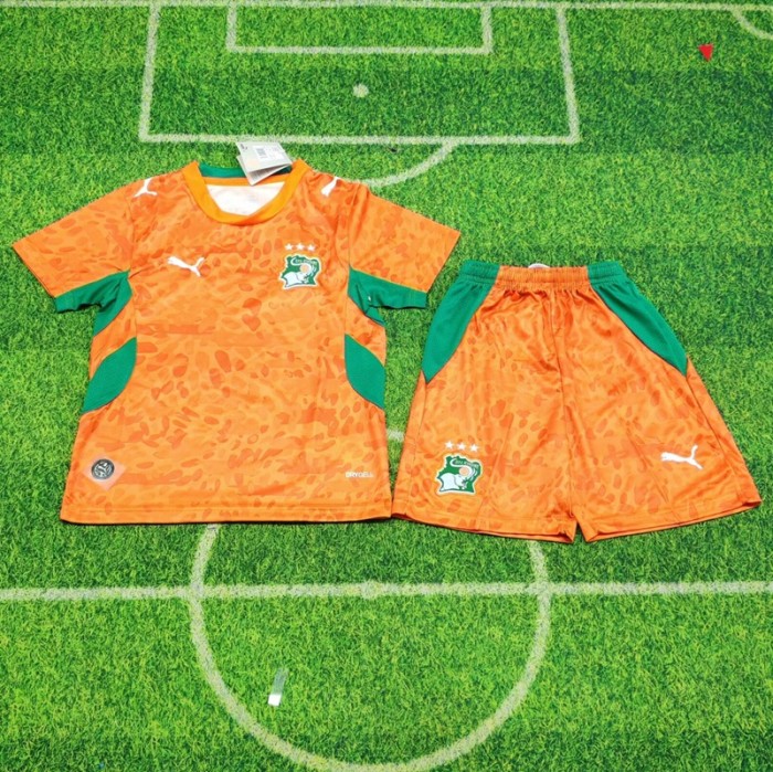 26/27 Ivory Coast home kids kit