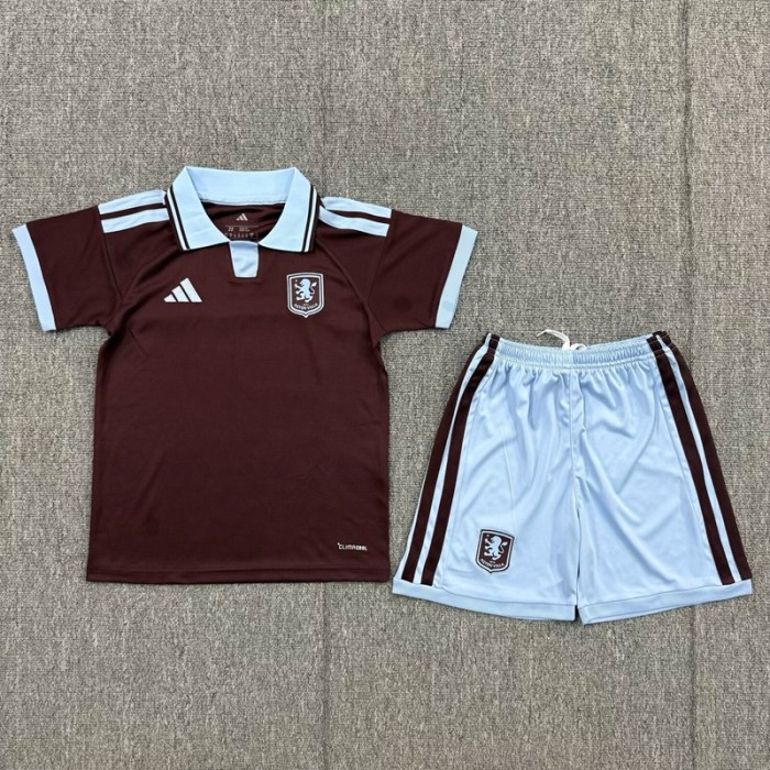 26/27 Aston Villa home kids kit