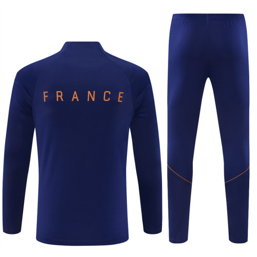 26/27 France kids training suit Royal Blue