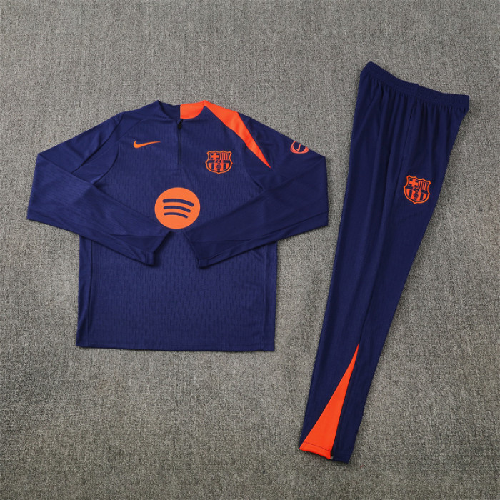 25/26 Barcelona kids training suit Royal Blue