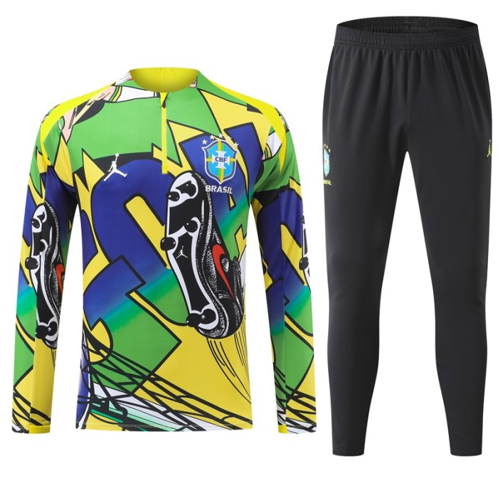 26/27 Brazil Adult training suit Graffiti version