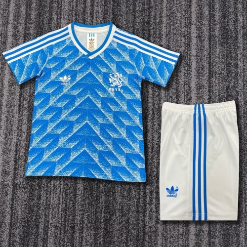 Retro 1988 Netherlands Away kids kit