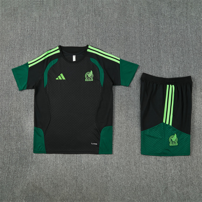 26/27 Mexico short -sleeved training suit black
