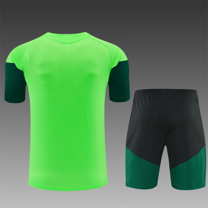 26/27 Mexico short -sleeved training suit green