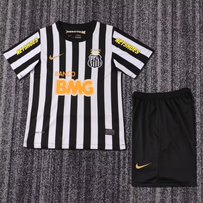 Retro 2013 Santos Away kids kit with socks