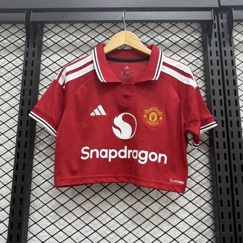 26/27 Manchester United home women's short football Jersey