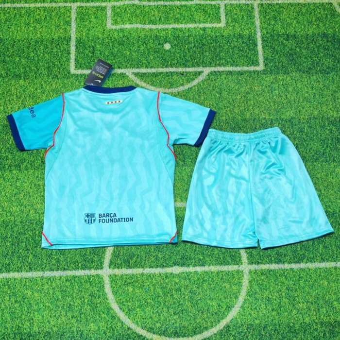 26/27 Barcelona third kids kit