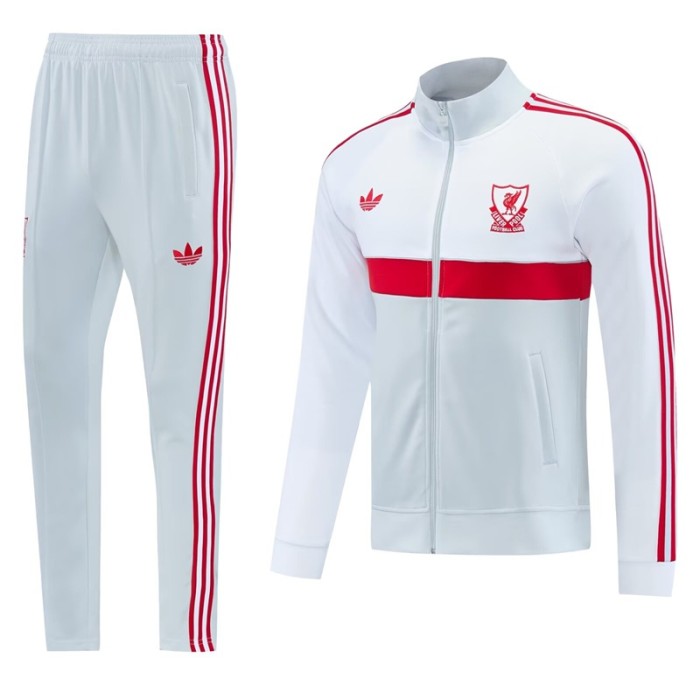 26/27 Liverpool kids jacket white