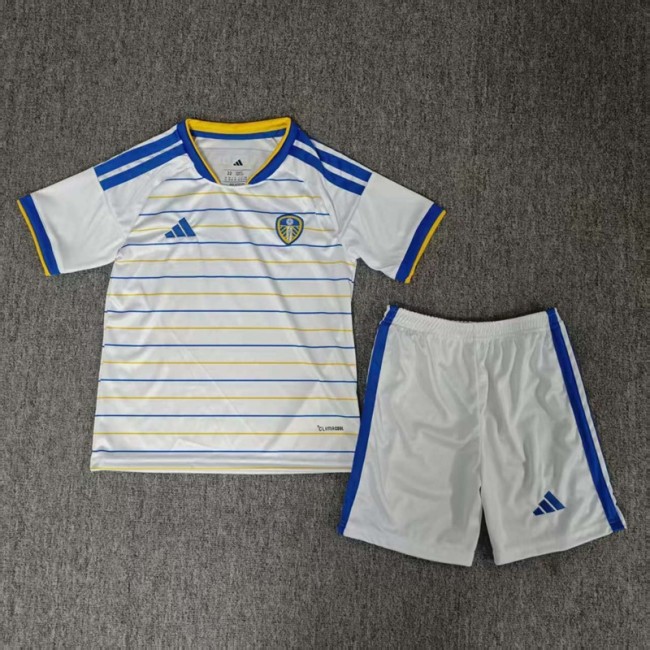 26/27 Leeds United home kids kit