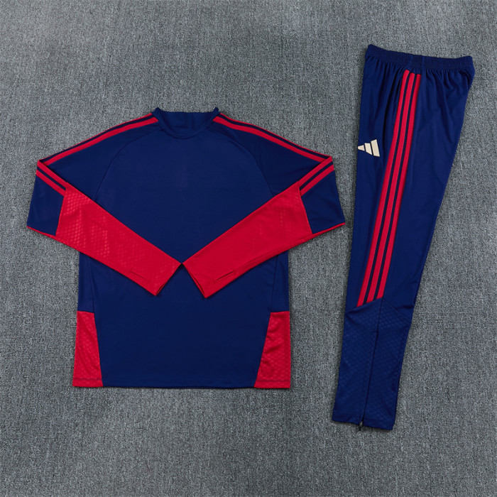 26/27 Arsenal training Adult suit Royal Blue red