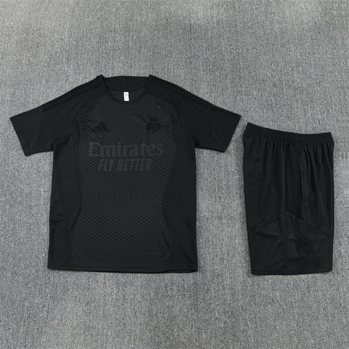 26/27 Real Madrid kids Short sleeve training suit black