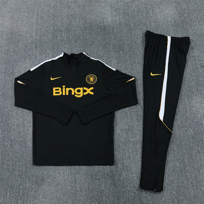 26/27 Chelsea kids training suit black