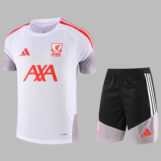 26/27 Liverpool Short sleeve training suit white