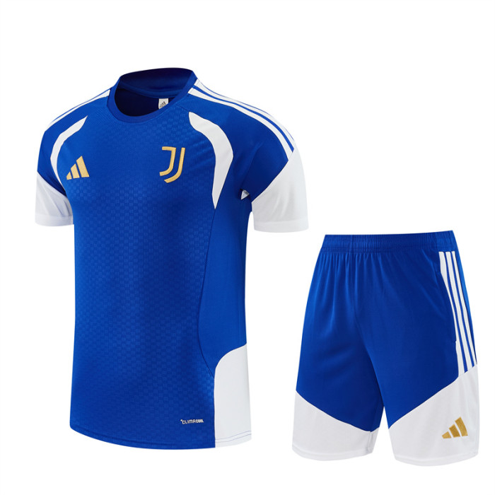 26/27 Juventus kids Short sleeve training suit blue