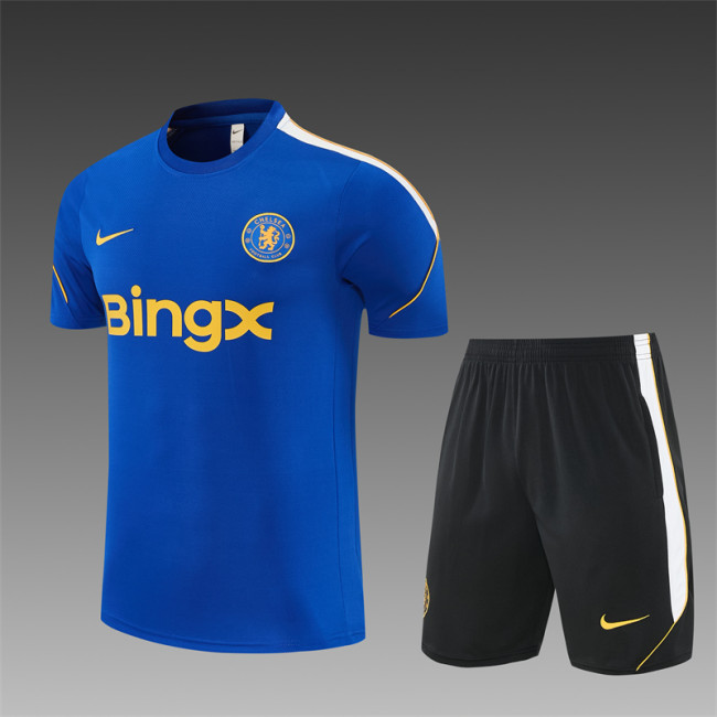 26/27 Chelsea short sleeved Adult training suit blue