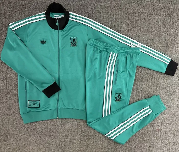25/26 Liverpool kids jacket green