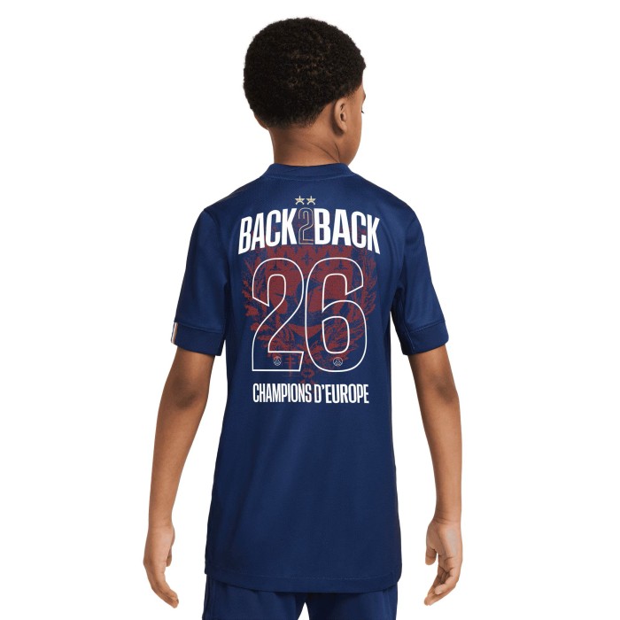 25/26 PSG Paris home Champions kids kit