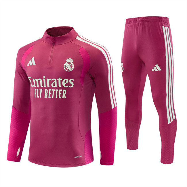 26/27 Real Madrid Kids training suit maroon