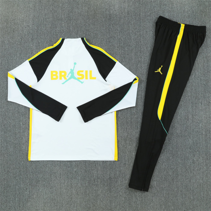 26/27 Brazil Jordan Kids training suit white