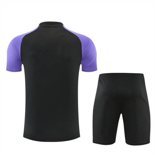 26/27 Barcelona kids Short sleeve training suit black