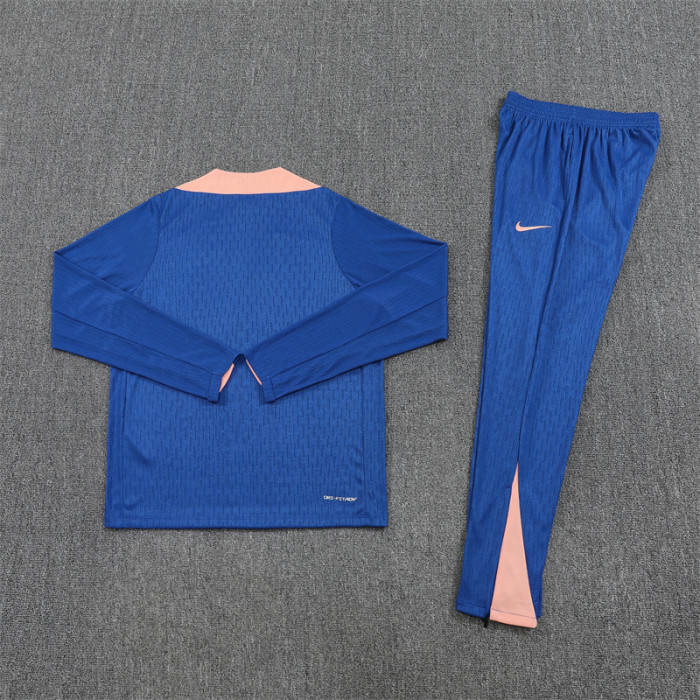 25/26 France kids training suit royal blue