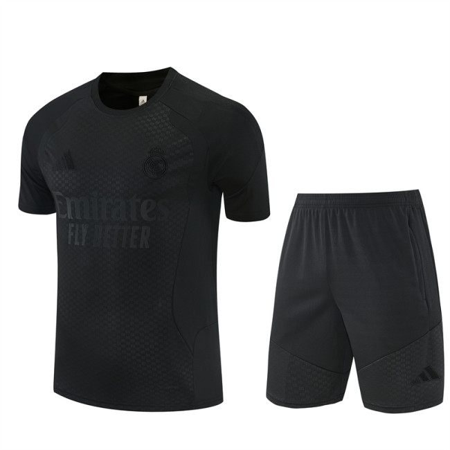 26/27 Real Madrid kids Short sleeve training suit black