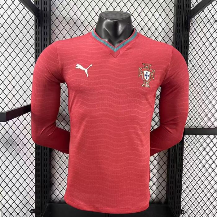 26/27 Portugal home Player Version football Jersey long sleeves