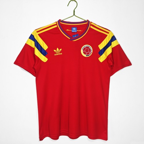 Retro 1990 Colombia Away football Jersey