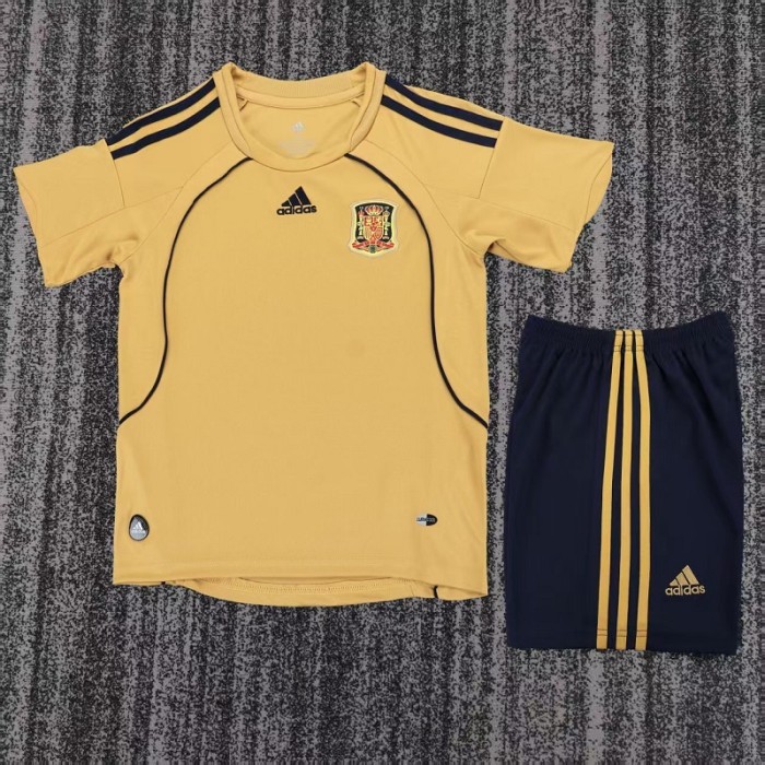 Retro 2008 Spain Away kids kit