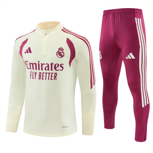 26/27 Real Madrid Kids training suit beige
