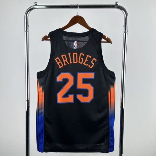 NBA New York Knicks BRIDGES #25 Basketball Jersey