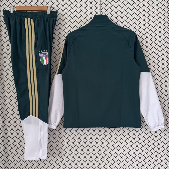 26/27 Italy Adult training suit green trench coat