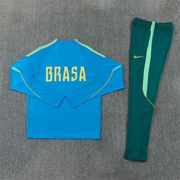 26/27 Brazil  Adult training suit sky blue