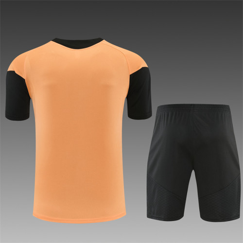 26/27 Arsenal Short sleeve training Adult suit orange
