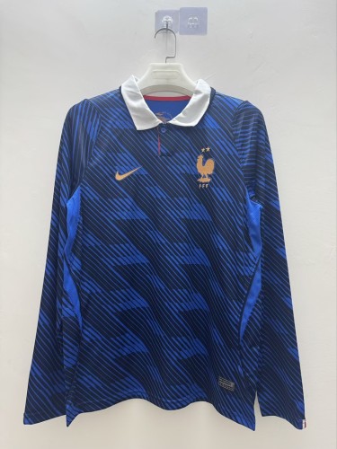 26/27 France home long sleeves football Jersey