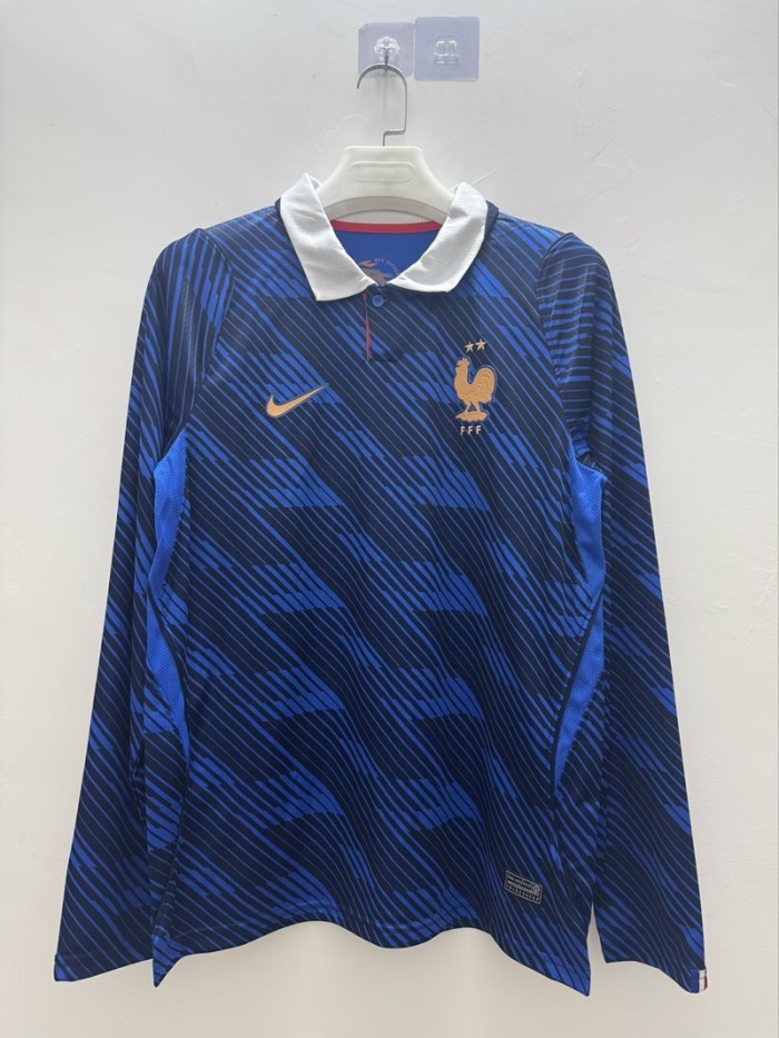 26/27 France home long sleeves football Jersey