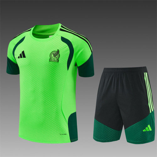 26/27 Mexico short -sleeved training suit green