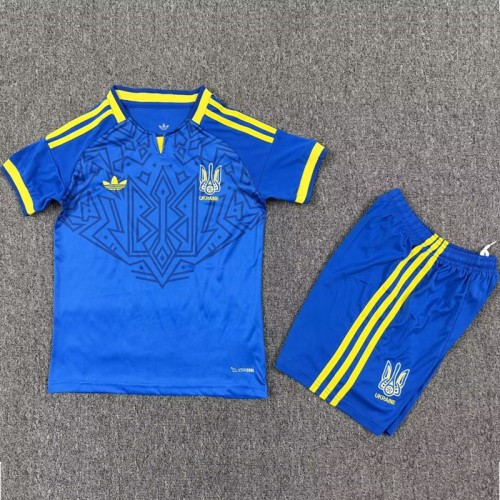 26/27 Ukraine Away kids kit