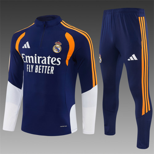 26/27 Real Madrid Adult training suit Royal Blue