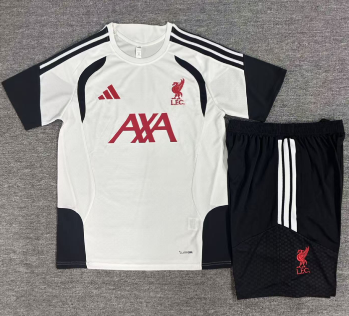26/27 Liverpool kids Short sleeve training suit white