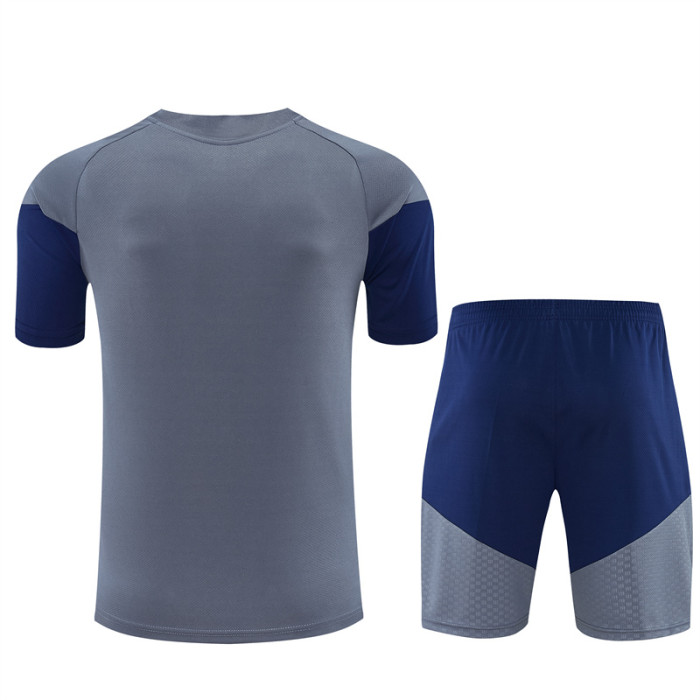 26/27 Bayern Munich kids Short sleeve training suit grey