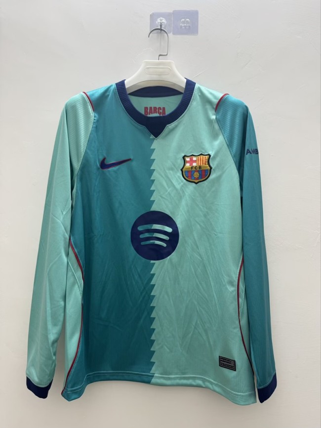 26/27 Barcelona third long sleeves football Jersey