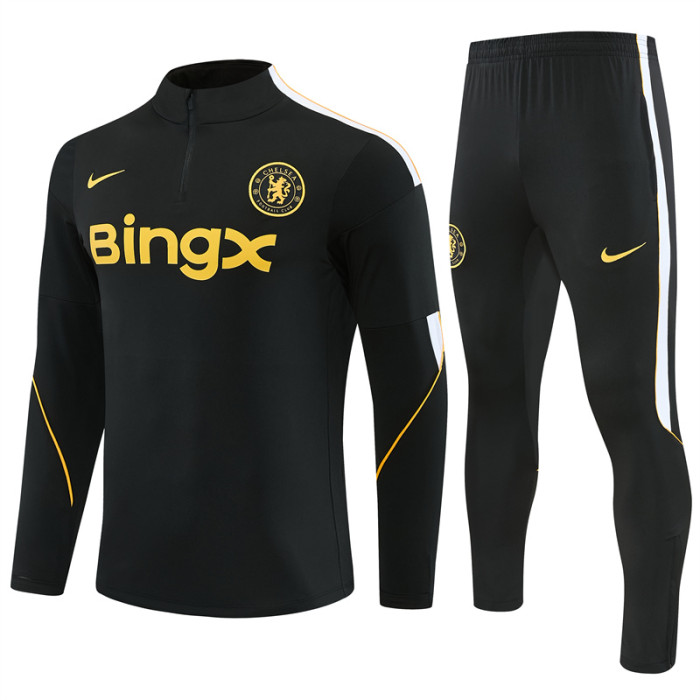 26/27 Chelsea kids training suit black