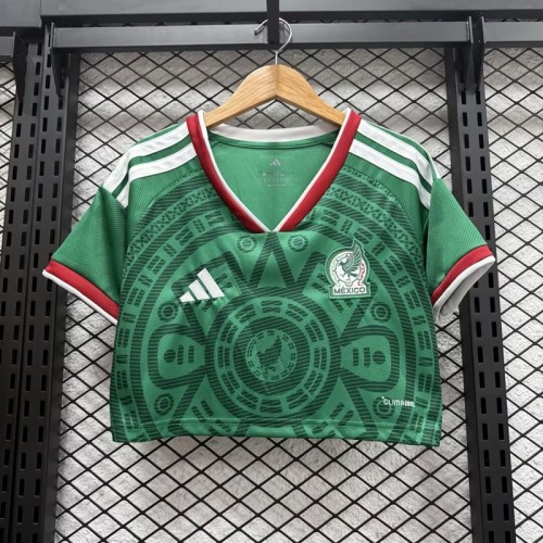 26/27 Mexico home women's short football Jersey